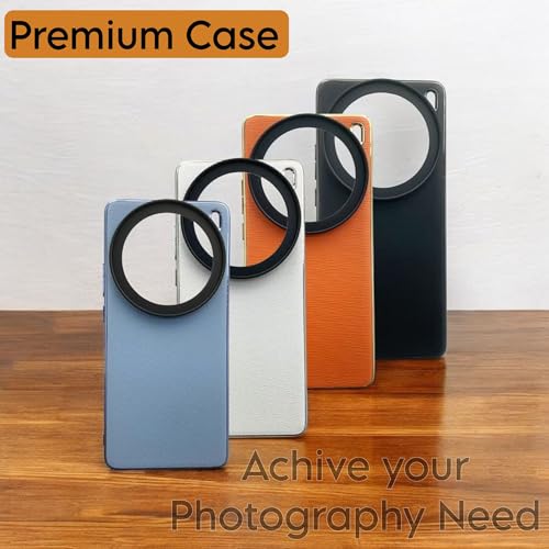 Image of GetZget Phone Case Compatible with Vivo X200 Pro, Camera Lens Cap Cover, Supports 67mm ND Filter Lens & Photography Accessories - Black