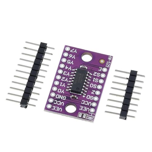74HC4051 CD4051 Single 8-Channel Digitally Controlled Electronic Switch Multiplexers for Ardunio - Thumbnail 2