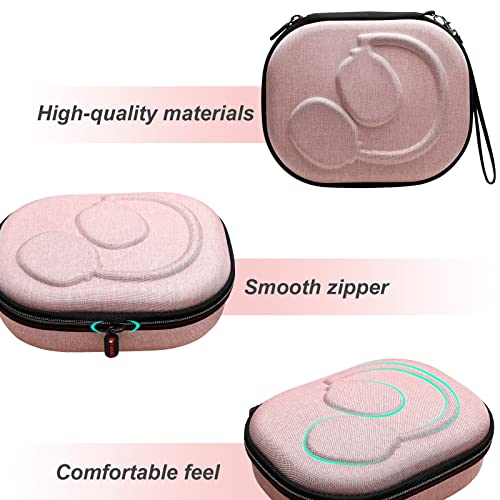 Image of XANAD Hard Case Compatible with JBL Live or Tune Headphone,Fit for JBL Live 770NC /660NC /650BT /460NC /670NC or JBL Tune 510BT / 770NC /710BT /720BT /760NC /700BT /520BT Bluetooth Wireless Headphones(Pink)