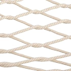 Sunnydaze Cotton Rope Hammock with Unfinished Wood Spreader Bars - 12-Foot Stand - 350 Pound Weight Capacity 414sYOmofvL. SS280