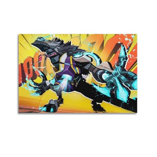 GBHEVEWV Póster decorativo de videojuegos, 30 x 45 cm, con sonido perfecto, lienzo para pared e impresión artística moderna para dormitorio familiar