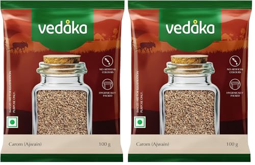 Image of Amazon Brand - Vedaka Whole Ajwain (Carom Seeds) 100g (Pack of 2)