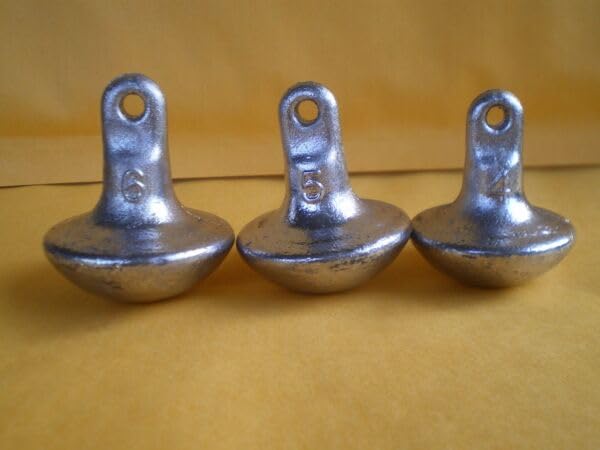 15 PCS. Duck Decoy Anchor Sinker/Goose MUSROOM Style Sinker. 4, 5, 6 OZ. 5 Each. for Toothy Critters, Rigging Baits and Lures for Saltwater & Freshwater.…