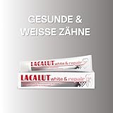 LACALUT WHITE & REPAIR ZAHNCREME, 75ml Zahnpasta zum Aufhellen der Zähne, Straffung und Festigung des Zahnfleischs, Zahncreme für weiße Zähne, 1 x 75ml