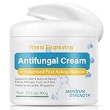 Herbal Antifungal Cream - Tea Tree Oil Anti Fungal Cream with Aloe Vera, Lavender & Eucalyptus, Suitable for Athletes Foot, Ringworm, Jock Itch - Plant-Based, Fast-Acting Formula - 100g