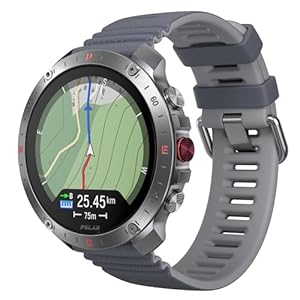 Polar Grit X2 Pro Premium GPS Smart Sports Watch – Ultimate Outdoor Adventure Watch with Rugged Design, Advanced Navigation, Sports Tracking, and Heart Rate Technology for Peak Performance, Stone Gray