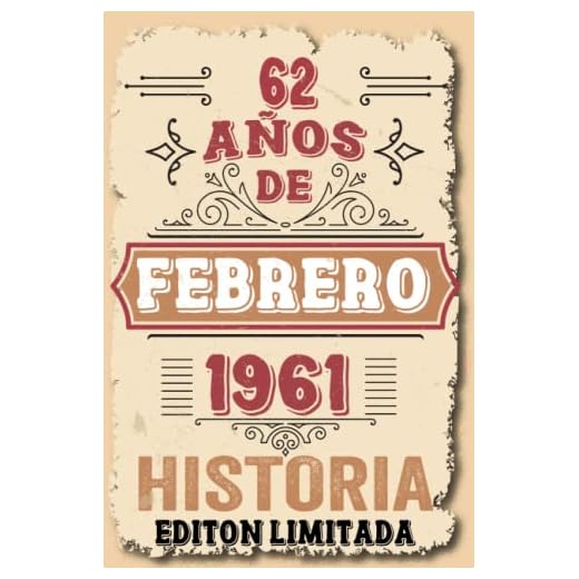 62 Años Cumpleaños Hombre Vintage 1961 Hecho En Febrero 1961: 62 años Regalos de cumpleaños de Febrero | Citas de motivación| Cumpleaños de Febrero| ... de cumpleaños personalizados para Enamorados