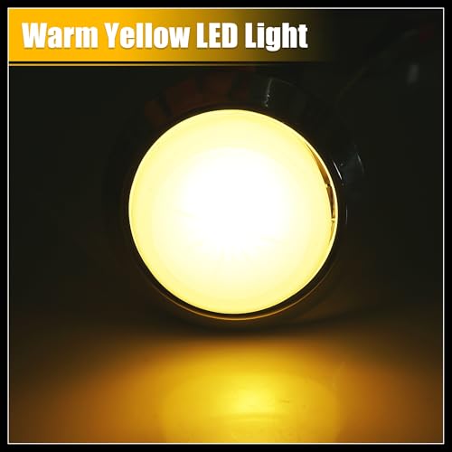Lámpara LED redonda para techo interior de coche 12V miniatura 5