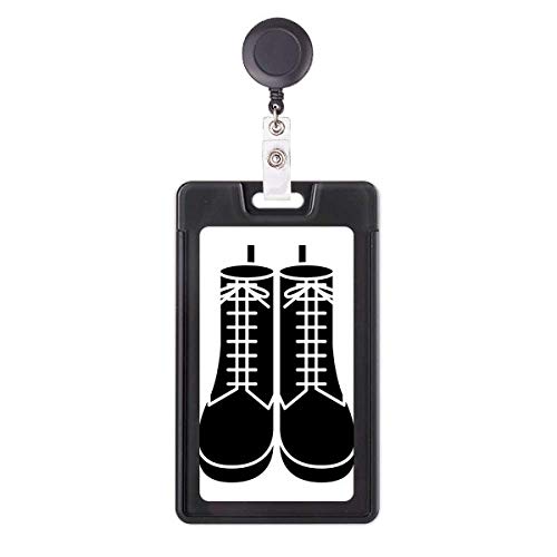 Funda retráctil para hombre con diseño de botas altas en color negro ideal para la lluvia