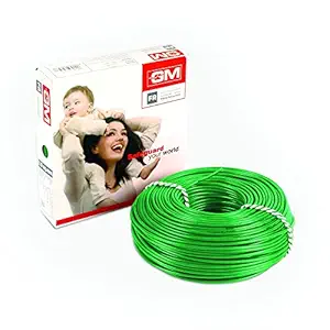 GM Flame Retardant Wire - 1 Sq mm (180m, Green)