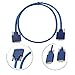 FABULETTA 3 Feet CAB-SS-2626X Back-to-Back DTE-DCE Cable Compatible with WIC-2T 26-Pin Industrial Control Router Connection