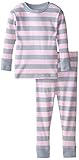 New Jammies Little Girls' Toddler Organic Cotton Snuggly Pajamas, Classic Stripes, 3T