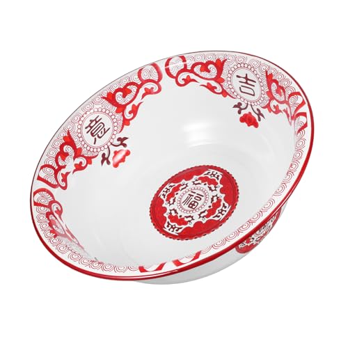 Tazón esmaltado vintage grande para cocina 36 cm miniatura 1