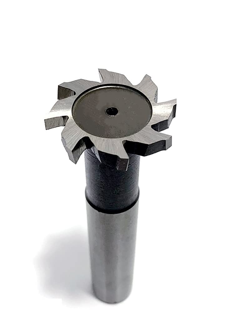 T Slot Fraise for Métal HSS Woodruff Clé Siège Routeur Bit Épaisseur 1-12mm Diamètre 8-50mm (Color : 1.5 mm, Size : 14D 8d 60L)