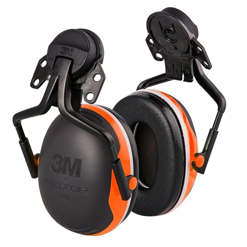 Image of 3M PELTOR Hearing Protection Earmuffs, X4 Series Noise Protection, Construction, Manufacturing, Assembly, Sanding