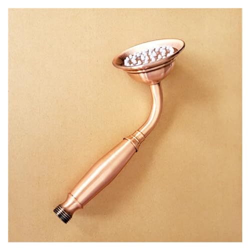 Cabezal de ducha de mano contra roturas de latón macizo y cobre antiguo 6
