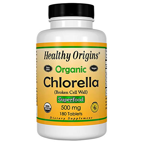 Healthy Origins, Organic Chlorella, 180 Tablets