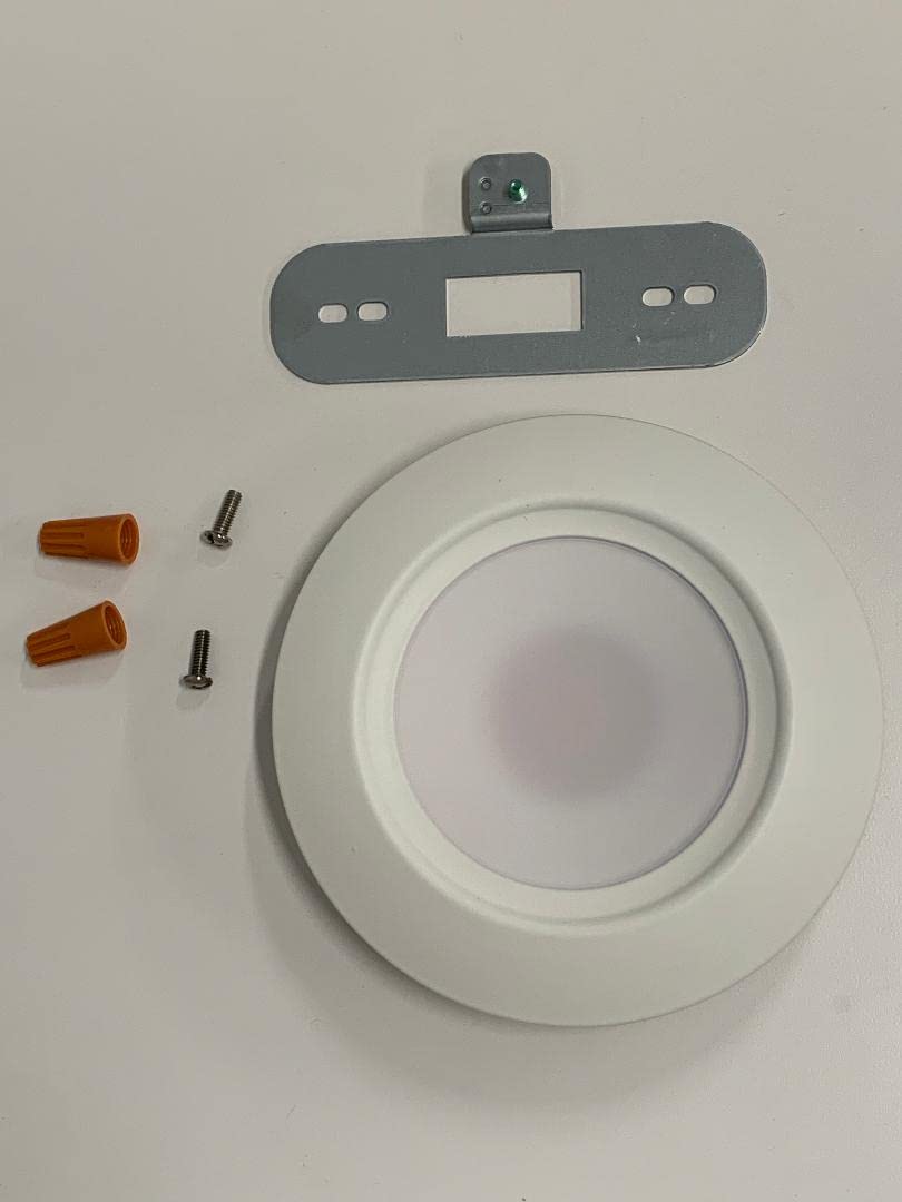 10pk, Slim Line, 5.5” Dia. Surface-Mounted LED Fixture 10pk for Home or Office Wet Rated White