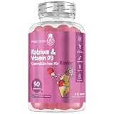 maxmedix Calcium & Vitamin D3 Gummibärchen für Kinder - 3 Monate Vorrat ...