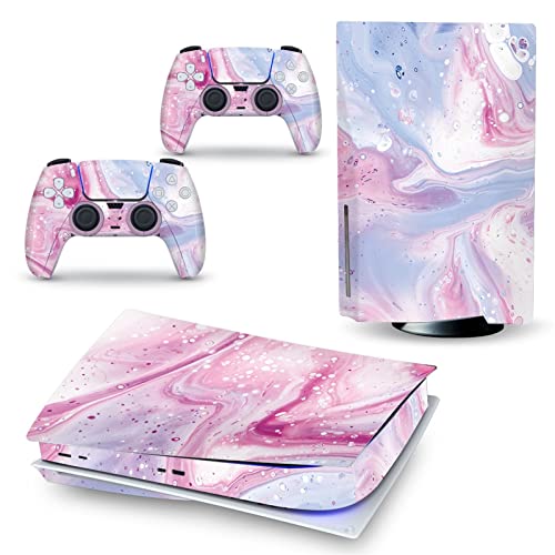 Sin Espuma Y Sin Burbujas Anime Decal Skin Para PS 5 Disk Edition Consola 2 Controladores Funda Vinilo Skins Wraps, Sin Burbujas, Resistente Arañazos 19241