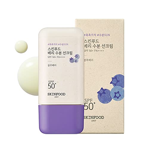SKINFOOD Berry Moisturizing Sun Cream SPF 50+ PA++++ | Hydrating ...