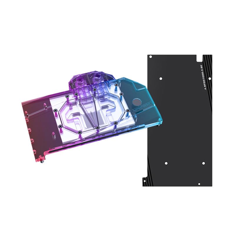 Copper GPU Water Cooling Block GPU Waterblock for Sapphire Nitro AMD Radeon RT 9070 Gaming OC 16GB Dual
