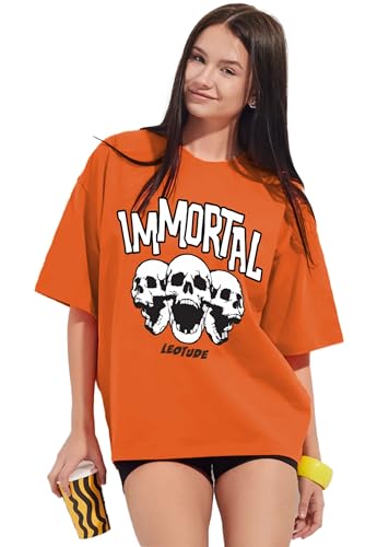 Image of LEOTUDE Couple Combo Men's Oversized T-Shirt & Women's Drop Shoulder Tshirt