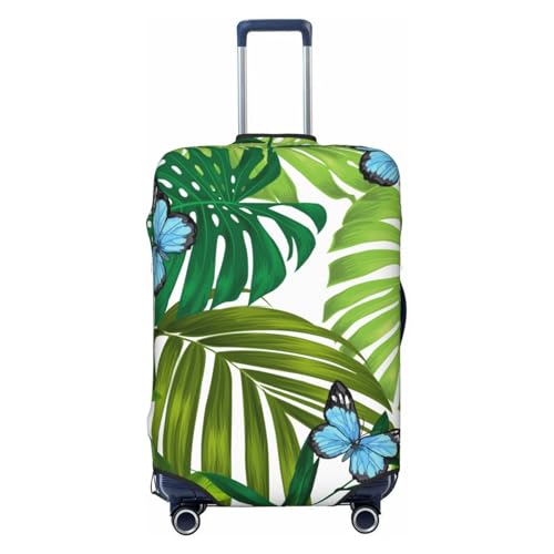 Turtleback Butterfly Travel Luggage Cover for Suitcase Anti-Scratch Fashion Suitcase Protector Washable Elastic Baggage Covers Fits 29-32 Inch Luggage for Travel Beach Holiday