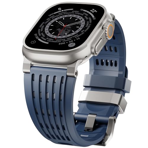 Bracelet SEURE Apple Watch Ultra 49mm : dites adieu aux irritations avec le caoutchouc aéré