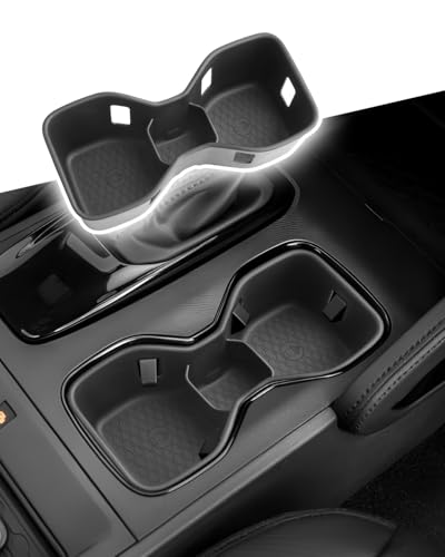 Image of CDEFG for 2022-2025 2026 Nissan Frontier Center Console Cup Holder Organizer Insert TPE Accessories- Fits Frontier