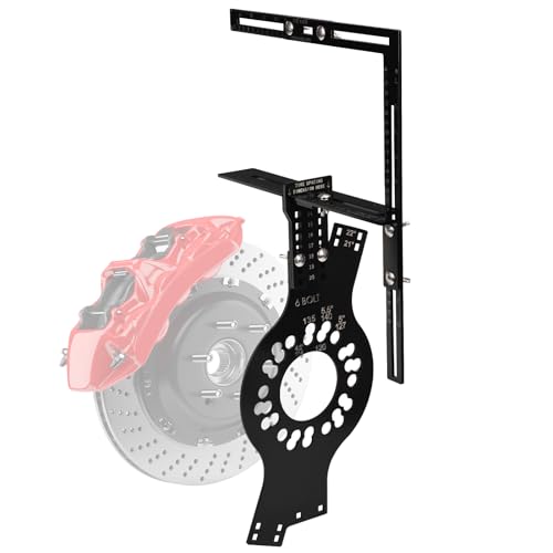 Atesilor 6-Lug Wheel Fitment Tool, Wheel Offset & Backspacing Measurin