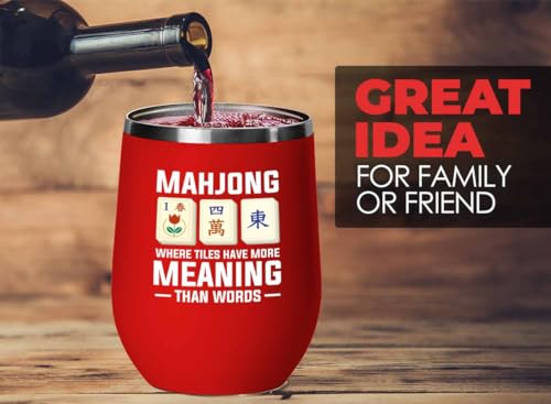 Mahjong Red Edition Vaso Térmico 12oz miniatura 2