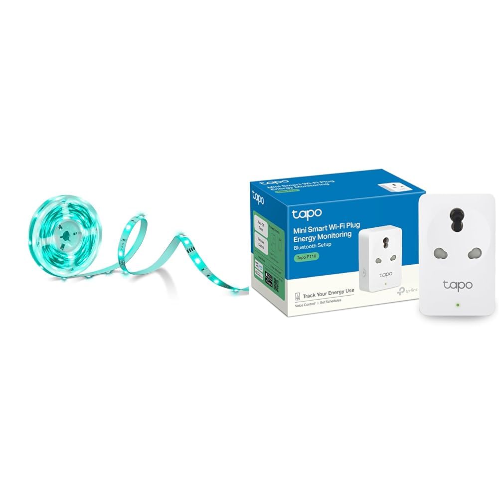 TP-Link Tapo L900-5 Smart LED Plastic Light Strip, 16million RGB Colors, Sync-to-Sound, 16.4ft, 13.5 Combos