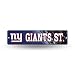 NFL New York Giants High-Res Plastic Street Sign
