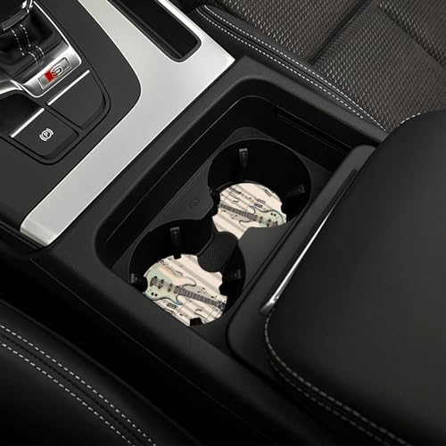 Portavasos para Carro 2 Unidades Diseño Musical Duradero miniatura 5