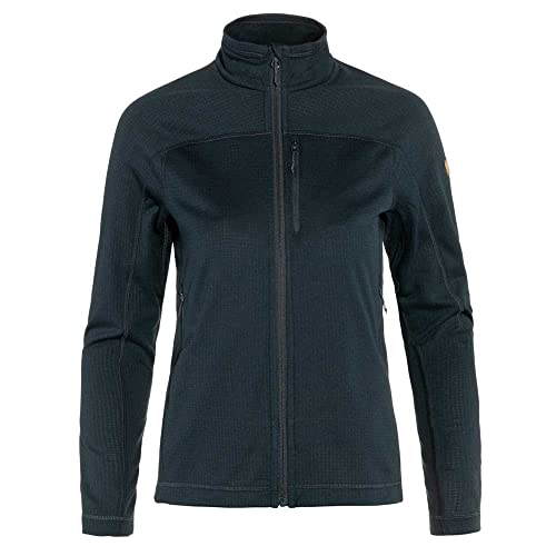 Fjällräven Damen Abisko Lite Fleece Jacke, Dark Navy, L