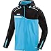 Produktbild JAKO Damen Kapuzenjacke Competition 2.0, aqua/schwarz, 34, 6818