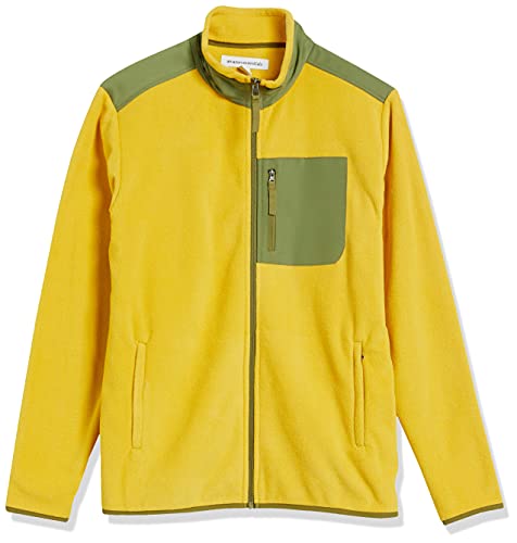 Image of Amazon Essentials Men's Full-Zip Polar Fleece Jacket with Zippered Pockets for Cold Outdoor Weather (Available in Big & Tall)
