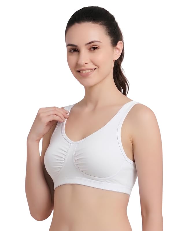 scoopy Wonder Bra for Women B Cup Non-Padded Non-Wired | Micromodal Cotton Lycra Light Everyday Sleep and Maternity Comfortwear Bra | Full Coverage Soft Breathable Stretch Innerwear | Sizes 30B - 46B-picture-11