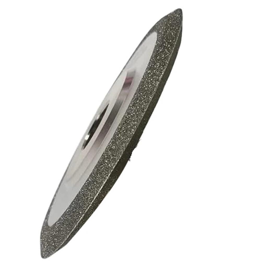 Diamentowa ściernica szlifierska Dwustronna SDC Circl 45° 60° 90° Tarcza do ostrzenia do węglika metalu Stal wolframowa Frezowanie Kamień do cięcia(125mm. Arbor 32mm,320_60 DEGREE)