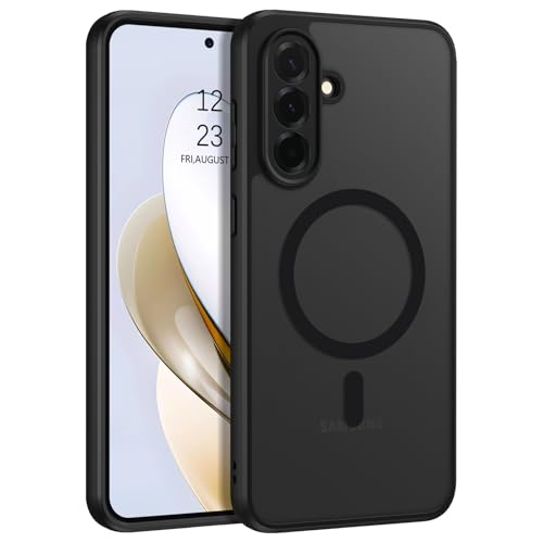 Image of BENTOBEN for Samsung Galaxy A56 Case Anti-Yellow Anti-Fingerprint Anti-Scratch Shockproof Bumper Case, Frost Black
