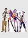 KPop Demon Hunters Huntrix Cardboard Cutout Standee – Life Size Character Display for Fans, Parties, or Room Décor – Rumi, Myra, and Zoey Group Cardboard Figure - Officially Licensed