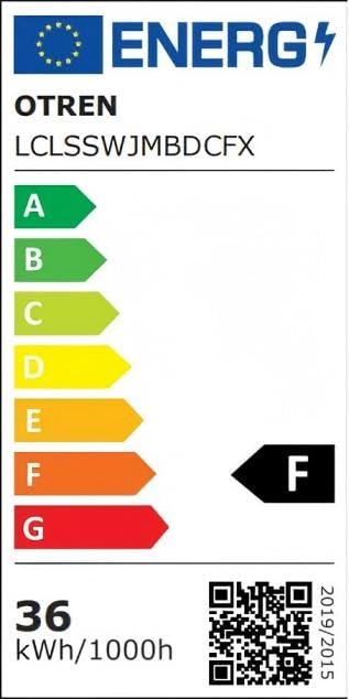 EU Energy Efficiency Label for OTREN LED Ceiling Light