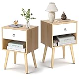 🛋 Multi-usage et compacte: Cette table de chevet au design épuré peut aussi servir de table d’appoint à côté du canapé, de table de rangement ou de table d’accueil, offrant un espace de stockage pratique et polyvalent.