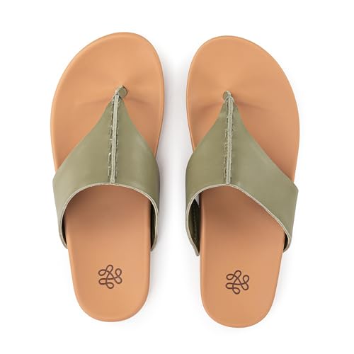 Image of The Sak Everly Slide Sandal - Women's Flat Fashion Slides with Soft Cushion Sole - Beach Slip On Sandals For Everyday