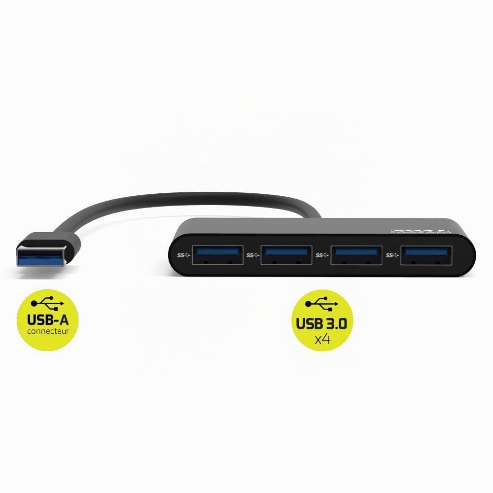 Port Connect hub USB-a 4 Ports 3.0-5 GB/s