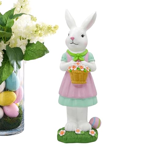 Statue de lapin décoration de table de Pâques pour décor raté