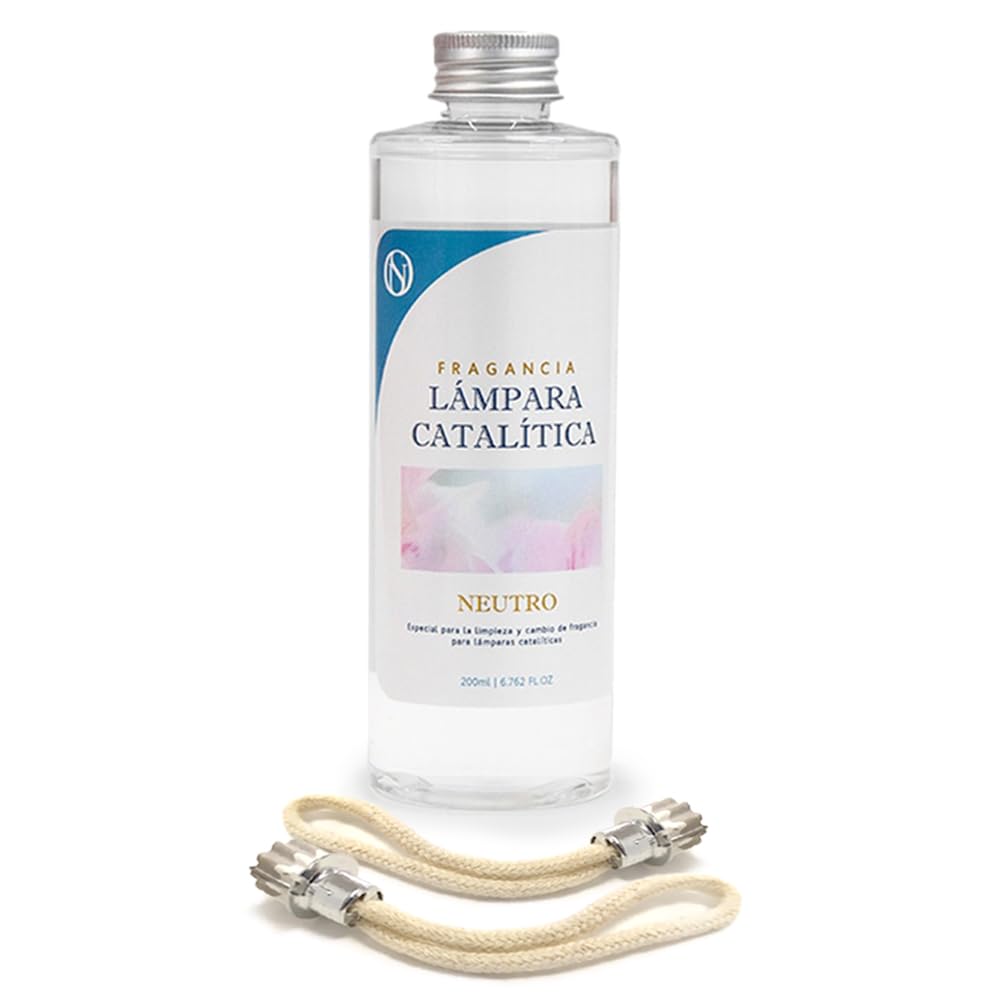 Pack Ahorro Limpieza de Lámpara catalítica 100ml: 2X Mechas de Repuesto pequeñas + Limpiador Neutro 200ml