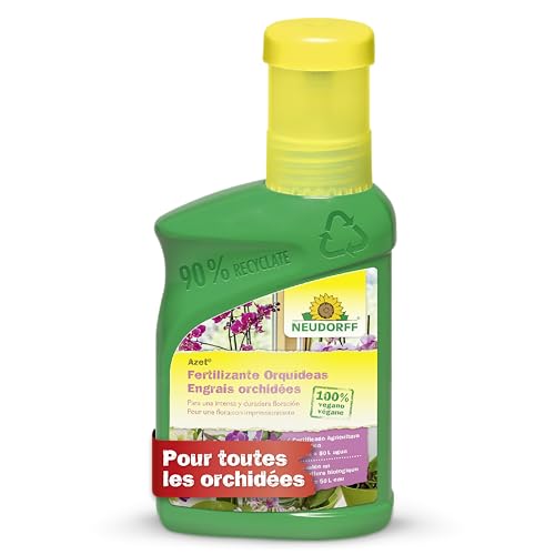 Neudorff Azet Engrais orchidées – Engrais 100% naturel pour une croissance rapide et des fleurs d'orchidées durables pour toutes les orchidées, 250 ml