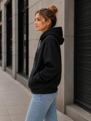 Image of NETCLICK Women's Cotton Fleece Full-Zip Hooded Sweatshirt